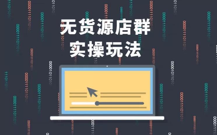 无货源店群实操玩法，蓝海选品的独特思路，店群软件操作方法（45节视频课）-开心分享网