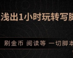 引流脚本实战课：1小时深入浅出视频实操讲解，教你0基础学会写引流脚本