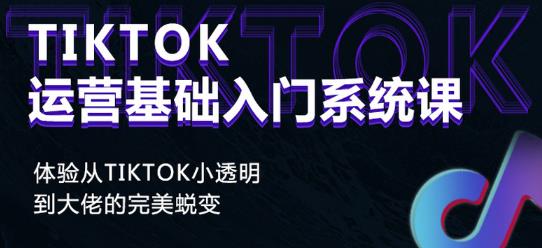 Tiktok实操进阶课程，体验从tiktok小透明到大佬的完美蜕变-开心分享网