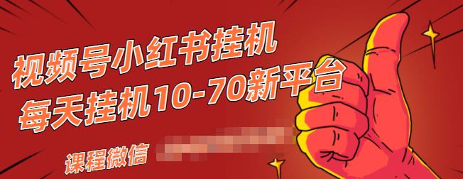 视频号小红书抖音挂机项目，小白无脑操作，按照要求来，单号每天几十米-开心分享网