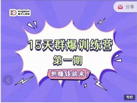 金抖云Peter《15天群爆训练营》，破解抖音玄学，群爆心法，起号方式-开心分享网