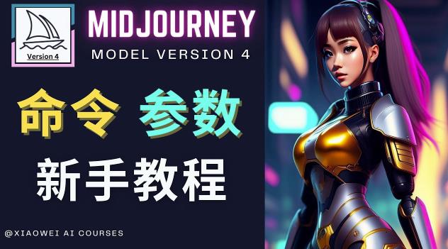 Midjourney新手入门教程，轻松创作顶级图像，命令参数-新手教程-开心分享网