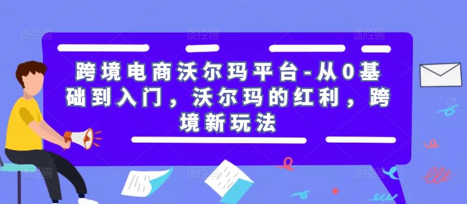 跨境电商沃尔玛平台-从0基础到入门,沃尔玛的红利,跨境新玩法-开心分享网