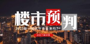 樱桃大房子2023楼市预判:新一轮大牛市会来吗?【付费文章】-开心分享网