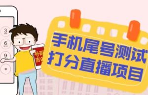 最新抖音爆火的手机尾号测试打分无人直播项目,轻松日赚几百+【打分脚本+详细教程】-开心分享网