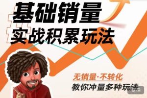 内功丨淘系基础销量实战积累玩法,无销量·不转化,教你冲量多种玩法-开心分享网