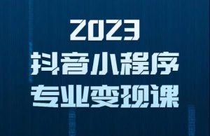 2023年抖音小程序变现保姆级教程，0粉丝新号，无需实名，3天起号，第1条视频就有收入-开心分享网