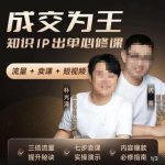 成交为王，知识IP出单必修课（流量﹢卖课﹢短视频）