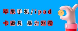 最新利用苹果手机/ipad的ios系统，卡道具搬短视频，百分百过原创-开心分享网