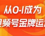 从0-1成为视频号金牌运营，微信运营/账号内容/选品组货/直播全案/起号策略，我们帮你在视频号赚到钱