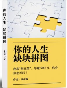某高赞电子书《你的人生,缺块拼图——我靠“割韭菜”,年赚500万,你会你也可以》-开心分享网