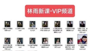 林雨新课VIP频道,玩赚私域/朋友圈/社群-开心分享网