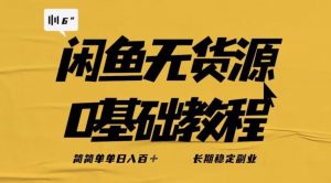 独家闲鱼无货源详细玩法，简简单单日八百+，长期稳定副业【揭秘】-开心分享网