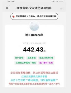 盲盒交友5.0,男粉变现实操项目,亲测变现效果极好【揭秘】-开心分享网