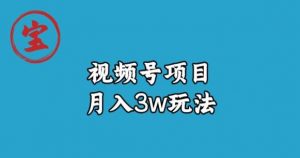 宝哥视频号无货源带货视频月入3w,详细复盘拆解-开心分享网