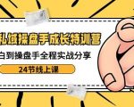 电商私域操盘手成长特训：从小白到操盘手全程实战分享【24节线上课】