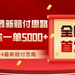 全网首发，2024最新抖音赔付项目，号称一单5000+保姆级拆解【仅揭秘】