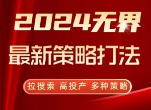 2024无界最新策略打法,拉搜索,高投产,多种策略-开心分享网