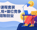 裂变式创业：3 合1课程套装，用人观+错位竞争+自组 制创业（43节课）