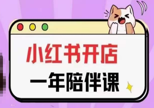 三九小红书开店一年陪伴课(更新),从0到1玩赚小红书开店-开心分享网