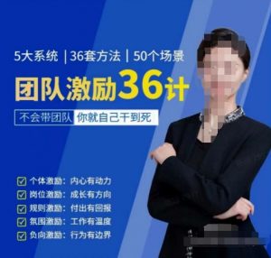 黄景:团队激励36计-Get职场竞争力,进阶管理高手-开心分享网