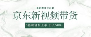 2024最新京东视频带货项目，最新0粉强开无脑搬运爆款玩法，小白轻松上手【揭秘】-开心分享网