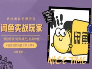 手把手教你0到1系统玩转闲鱼变现,爆款思维/超级曝光/超高转化-开心分享网