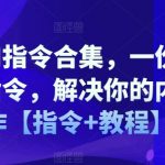 最新AI指令合集，一份高质量Ai指令，解决你的内容创作【指令+教程】