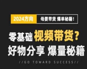 短视频母婴赛道实操流量训练营,零基础视频带货,好物分享,爆量秘籍-开心分享网