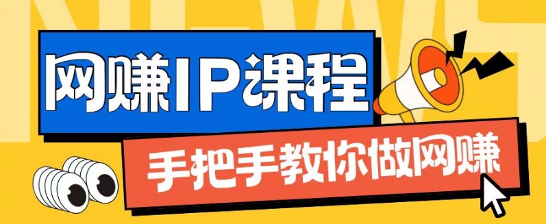 ip合伙人打造1.0,从0到1教你做网创,实现月入过万【揭秘】-开心分享网