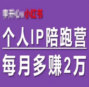 小红书个人IP陪跑营,60天拥有自动转化成交的双渠道个人IP,每月多赚2w-开心分享网