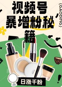 视频号涨粉方法,暴力起号,一天涨粉1000+,当天开橱窗【揭秘】-开心分享网