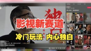 最新影视解说玩法,人物独白,30天涨粉24万+,全流程拆解【揭秘】-开心分享网