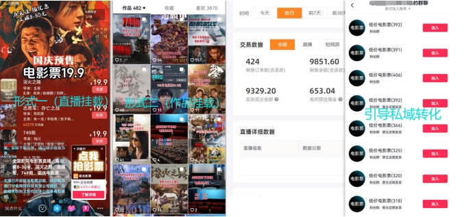 电影票小程序挂载_蹭新电影热度+后续流量延伸【揭秘】-开心分享网