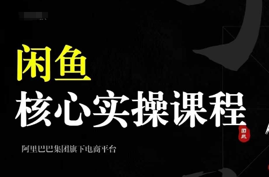 2024闲鱼核心实操课程,从养号、选品、发布、销售,教你做一个出单的闲鱼号-开心分享网