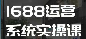 1688高阶运营系统实操课,快速掌握1688店铺运营的核心玩法-开心分享网