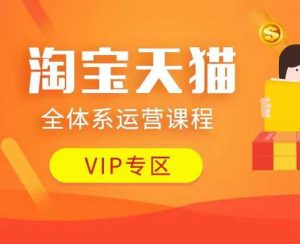 淘宝天猫全体系运营课程：店铺全系运营、动销玩法、付费推广、流量提升、擦边球玩法等等-开心分享网