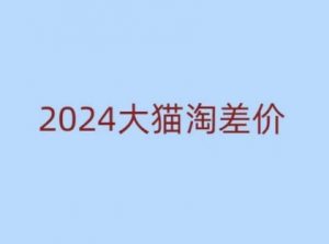 2024版大猫淘差价课程,新手也能学的无货源电商课程-开心分享网