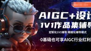 AIGC+设计1V1作品集辅导,0基础也可享AIGC行业红利-开心分享网