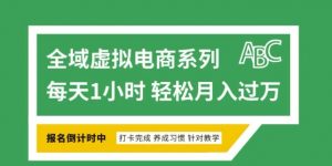 全域虚拟电商变现系列,通过平台出售虚拟电商产品从而获利-开心分享网