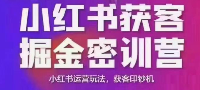 小红书获客掘金线下课,录音+ppt照片,小红书运营玩法,获客印钞机-开心分享网