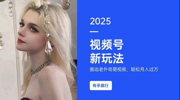 搬运老外奇葩视频,撸视频号分成计划收益,每天只需一小时,新手小白轻松月入过W-开心分享网