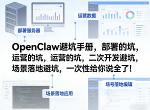OpenClaw小龙虾避坑手册，部署的坑，运营的坑，二次开发避坑，场景落地避坑，一次性给你说全了！-开心分享网
