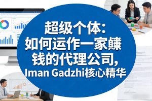 超级个体:如何运作一家賺钱的代理公司,Iman Gadzhi核心精华(双语字幕)-开心分享网