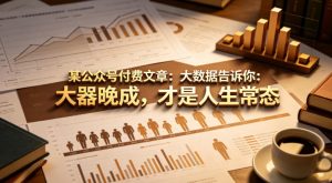 某公众号付费文章：大数据告诉你：大器晚成，才是人生常态-开心分享网