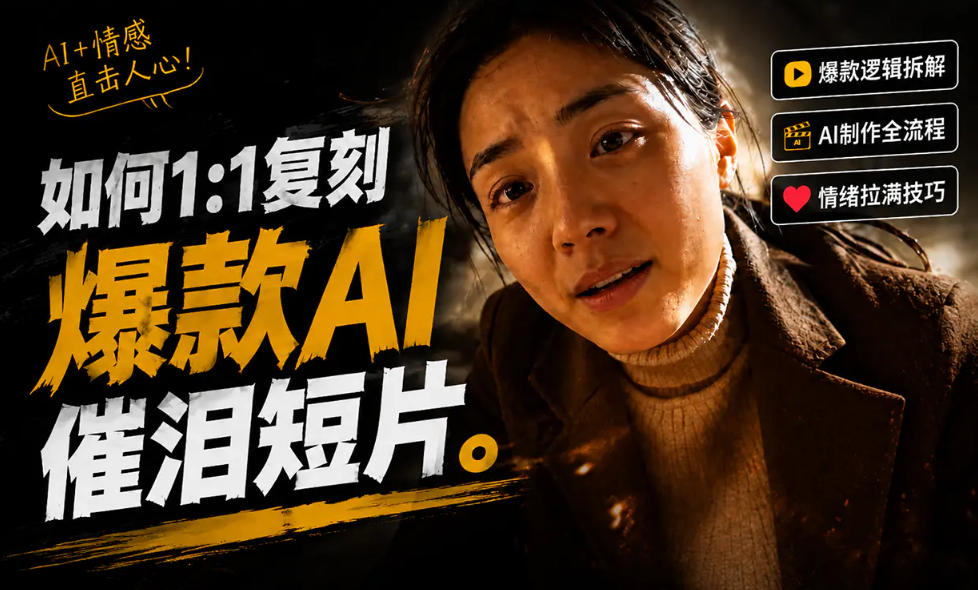 豆包+Gemini生成真人AI短剧-拆解复刻百万爆款第一人称短片，一站式讲透爆款复刻全流程-开心分享网
