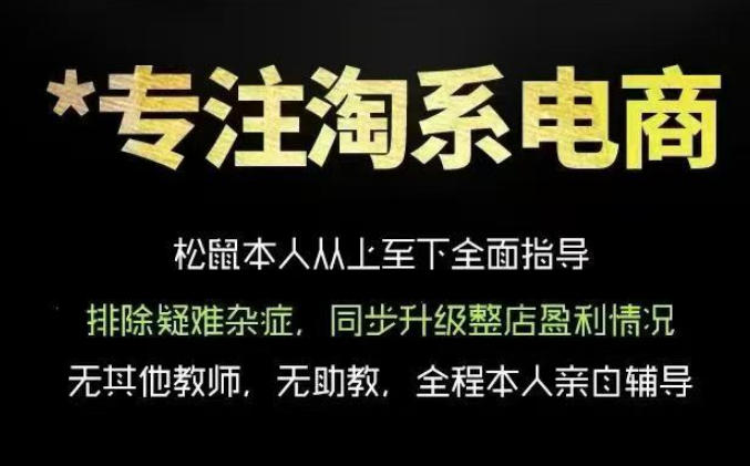 松鼠会电商VIP课程，从基础布局到高阶优化，助你掌握淘宝运营逻辑，提升店铺流量与转化（更新0626）-开心分享网