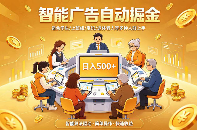 2026年最好做的项目：自动掘金项目，小白轻易上手，单日轻松收入500+【揭秘】-开心分享网
