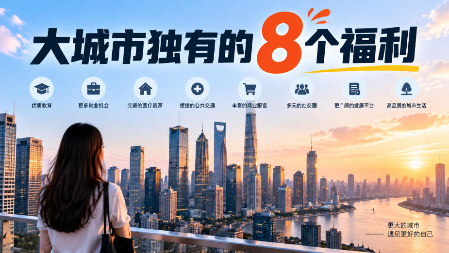某公众号付费文章：大城市独有的8个福利-开心分享网