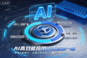 AI高效能应用训练营第一期，学会AI应用力，从提问到驾驭，做AI时代的领航者（更新）-开心分享网